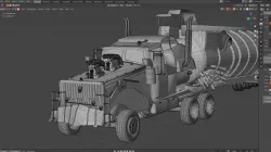 The War Rig Mad Max Truck 3D model