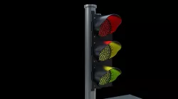 traffic light led Low-poly 3D model