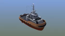 Tugboat 3D model