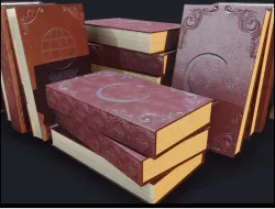 Turkish Old Book PBR Low-poly 3D model