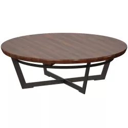 Verdad Wood Top Coffee Table Crate and Barrel 3D model