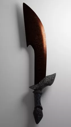 Viking Sword  Low-poly 3D model
