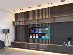 Vray - 3d Scene Interior Wall TV Panel 3D model