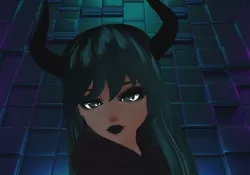 vrm model character  Low-poly 3D model