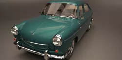 VW Type 3 fastback 1963 3D model