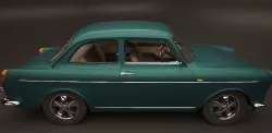 VW Type 3 notchback 1963 3D model