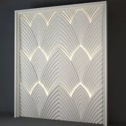Wall decorative panels 3D model