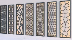 Wall Panel Low-poly 3D model
