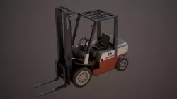 Warehouse Loader for Games Low-poly 3D model