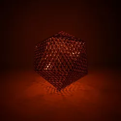 Abstract Geometric Icosa 3D model