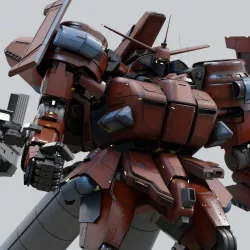 AGX-401 Heavy Assault Mech 3D model
