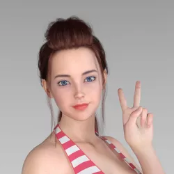AlannaforGenesis8Female 3D model