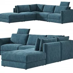 ALMA corner sofa Ferri 1956  3D model