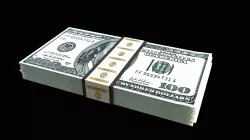 American Dollar USD PBR Low-poly 3D model