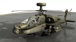 apache helicopter 3D model