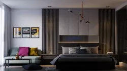 Apartment interior Full Layout Scene 3d Sketchup 3D model