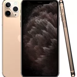 Apple iPhone 11 Pro Max Gold Low-poly 3D model