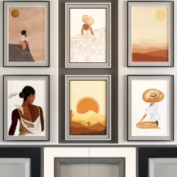 Art Frame 01 Low-poly 3D model