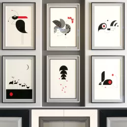 Art Frame 0105 Low-poly 3D model