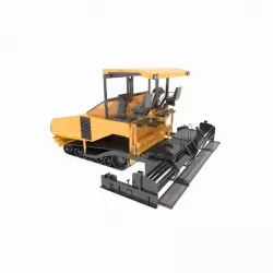 Asphalt Paver Low-poly 3D model