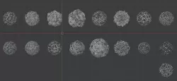 asset abstract sphere 3D model
