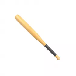 Baseball Bat v1 002 Low-poly 3D model