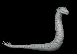 Bazilisk highpoly 3D model