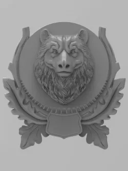 bear head 3D model