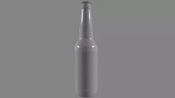 Beer Bottle 3d Model - Long Neck 330ml - High Poly 3D model