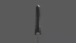 Berserk Sword Dragonslayer Low-poly 3D model
