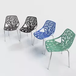 Bonnlo Modern Stackable Chair 3D model