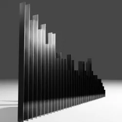 Boundary Railing Low-poly 3D model