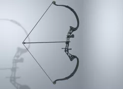 bow 3D and Arrow bow 3D 3D model