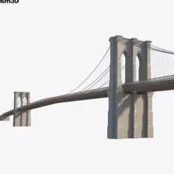 Brooklyn Bridge 3D model