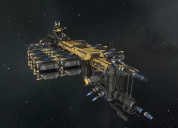 Capital Industrial Ships Rorqual Low-poly 3D model