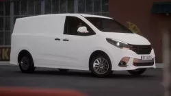 Cargo Van Car Low-poly 3D model