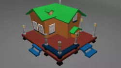 CARTONIC HOUSE 3D model