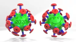 Cartoon Corona Virus 3D model