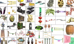 Cartoon - Objects 2 Low-poly 3D model