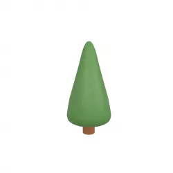 Cartoon Tree v9 002 Low-poly 3D model
