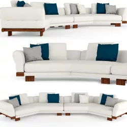 Cassina Sengu sofa 3D model