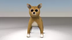 cat mini Low-poly 3D model