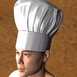 Chef Hat Package 3D model