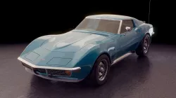 Chevrolet Corvette 350 1972 3D model