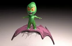 Chibi Green Goblin Model 3D model