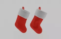 Christmas Stockings 3D model