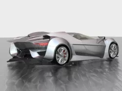 Citroen GT 3D model Low-poly 3D model