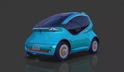 City Car Project Alias Surface CAD 3D Model NURBs and Polygons 3D model