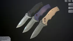 Clasp knives vulcan vol pack Low-poly 3D model