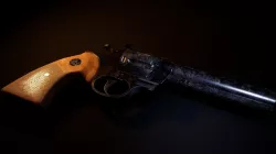 Colt Python Low-poly 3D model